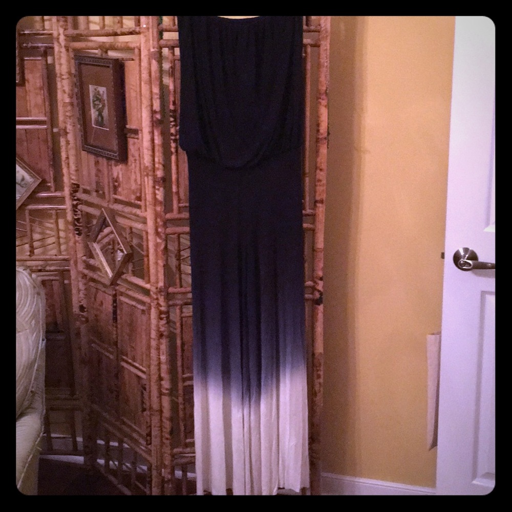 Black Strapless Jumpsuit